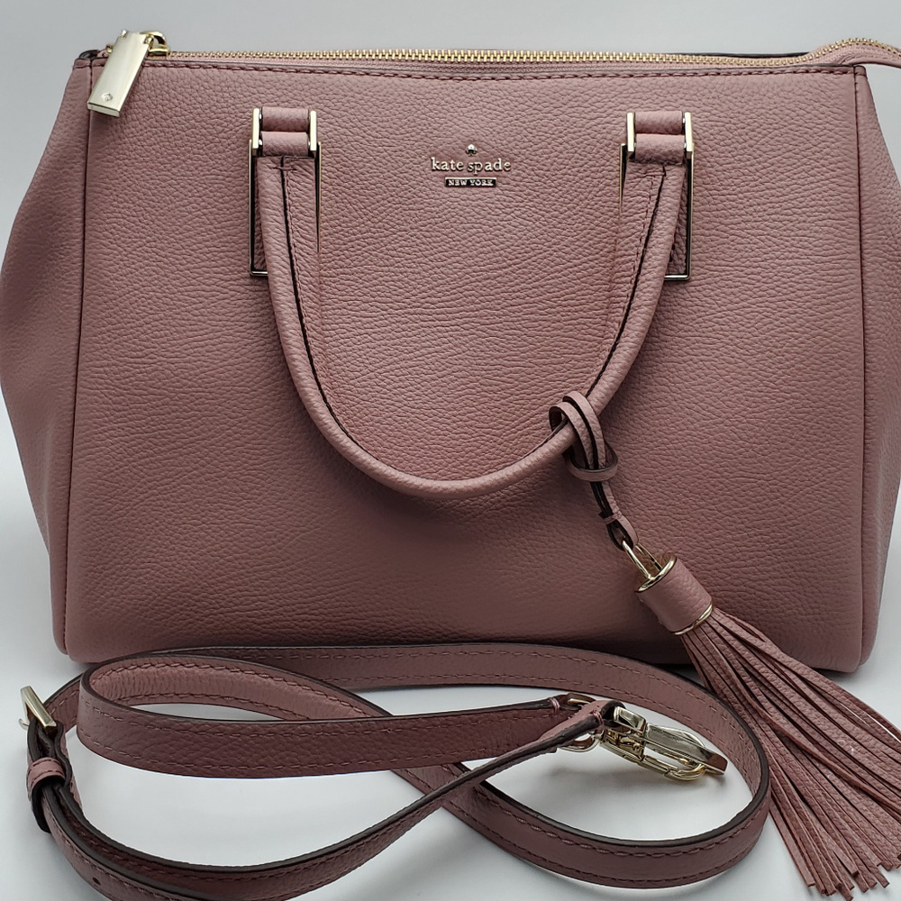 Kate Spade Naomi Satchel Dusty Peony Pink Purse